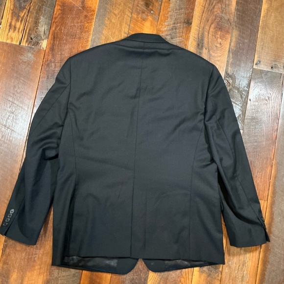 Lauren Ralph Lauren Black Two-Button Stretch Blazer Jacket Men’s 46R - Picture 2 of 5